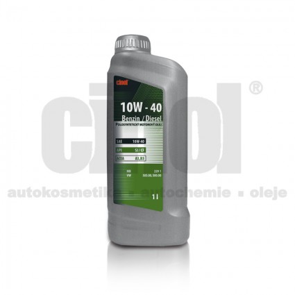 Olej 10W 40 benzín/diesel 1L